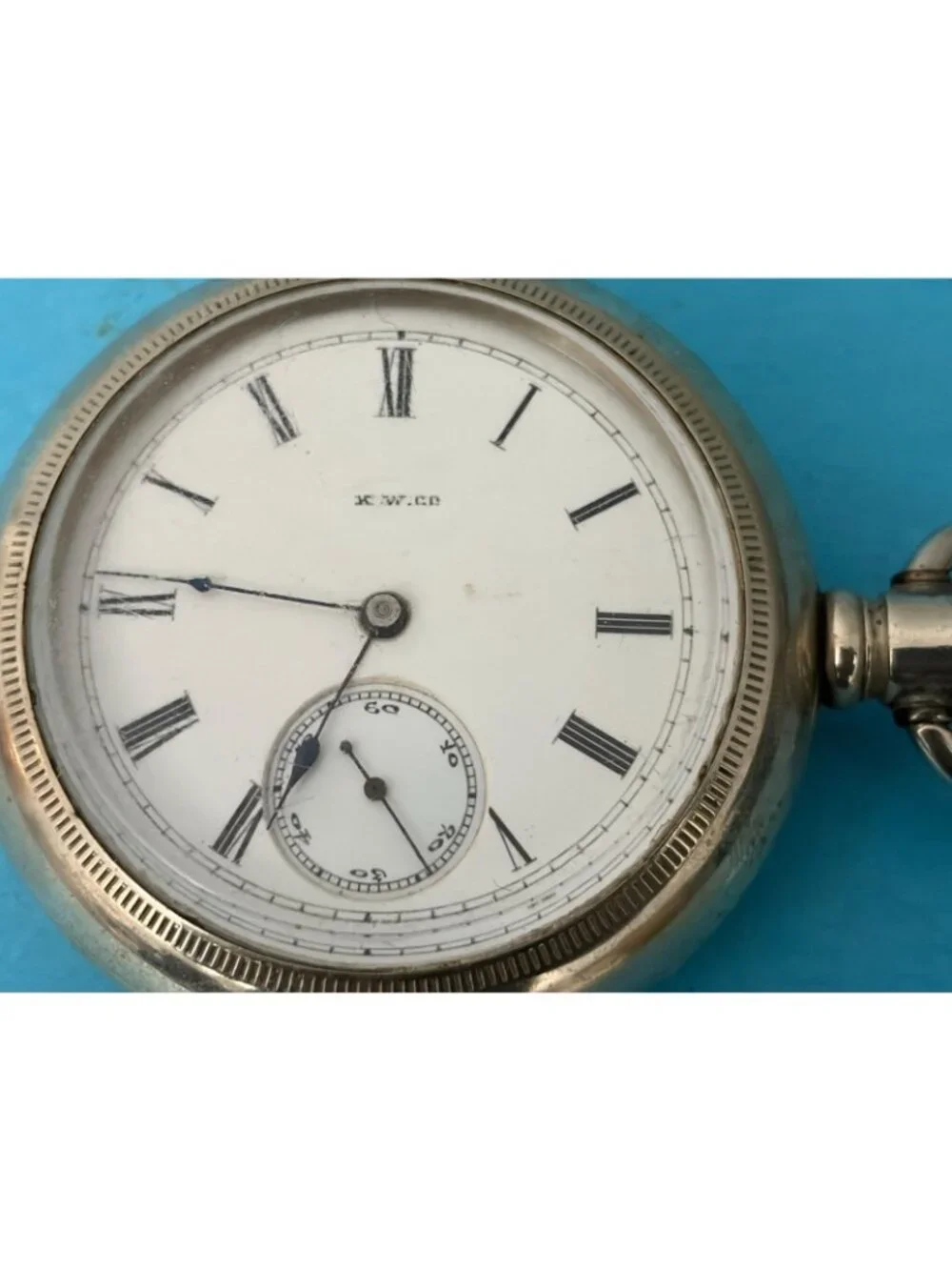 1857 E. Howard & Co Pocket Watch 15J Keystone Silverode Case 4 parts / repair